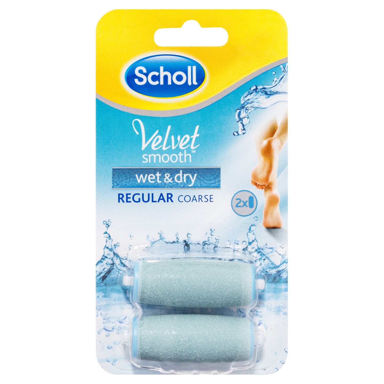 Scholl Velvet Smooth Wet & Dry Express Pedi Foot File Refill, 2 Each
