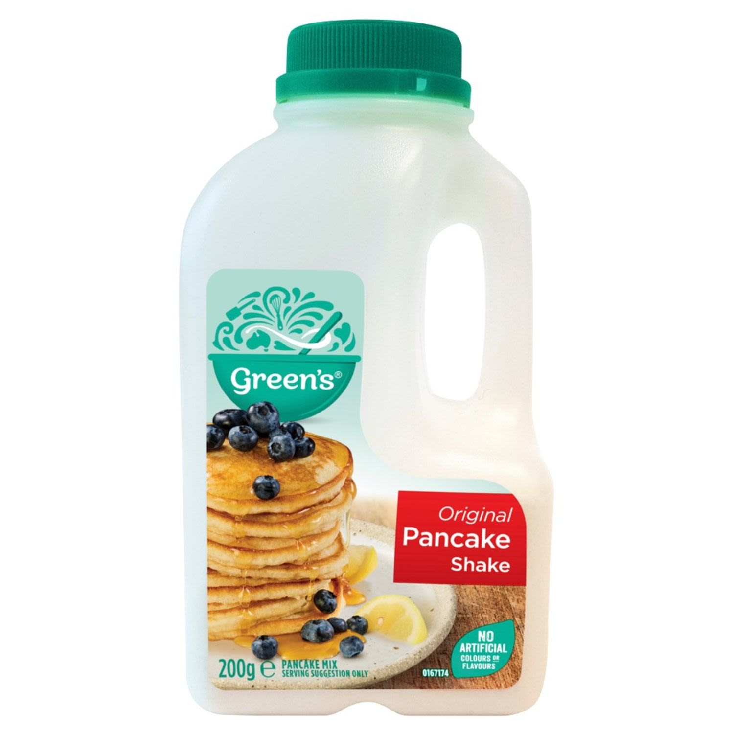 Green's Original Pancake Mix Shaker, 200 Gram