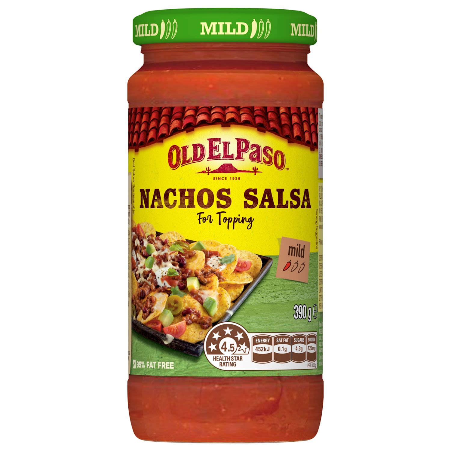 Old El Paso Mexican Mild Nachos Topping