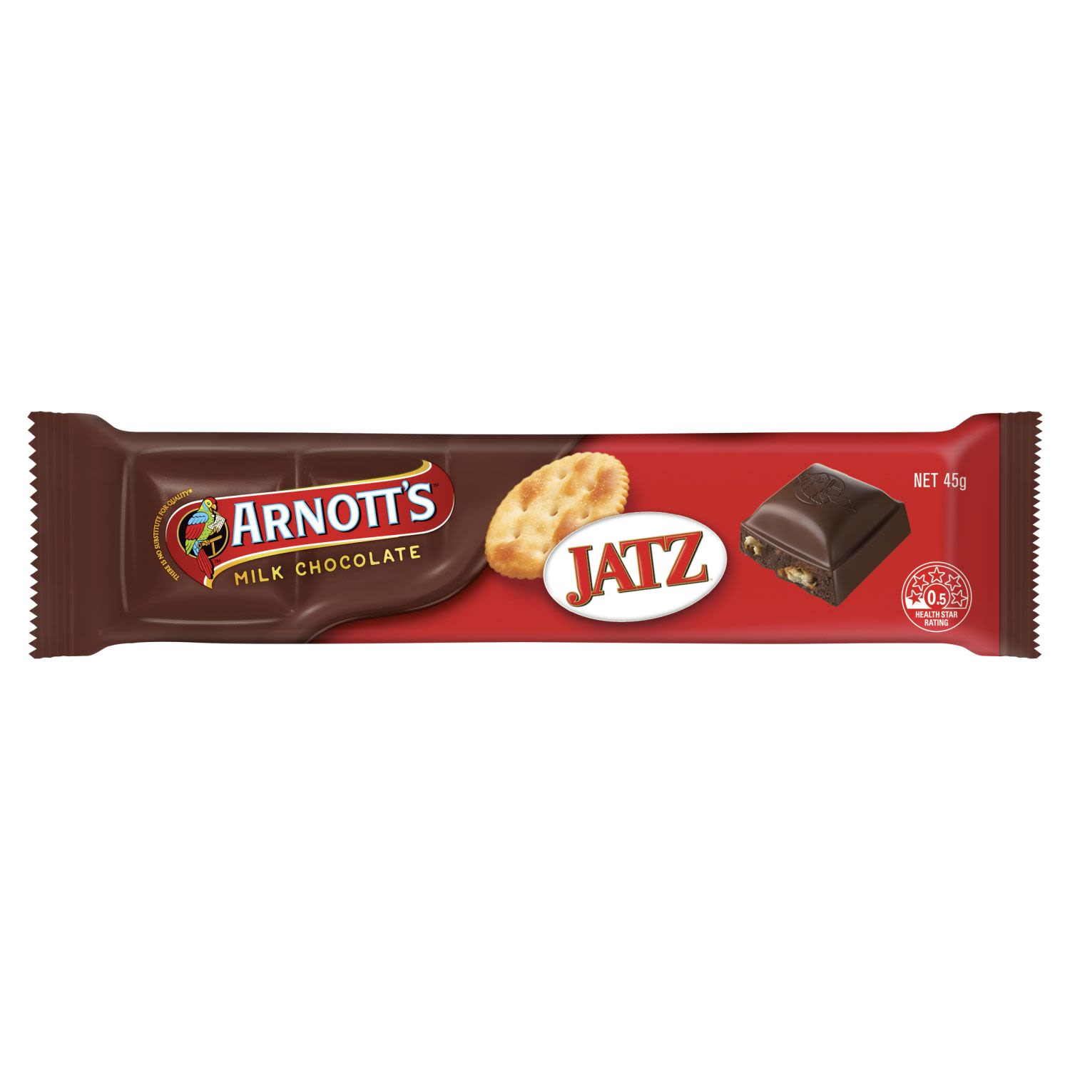 Arnott's Chocolate Bar Jatz, 45 Gram