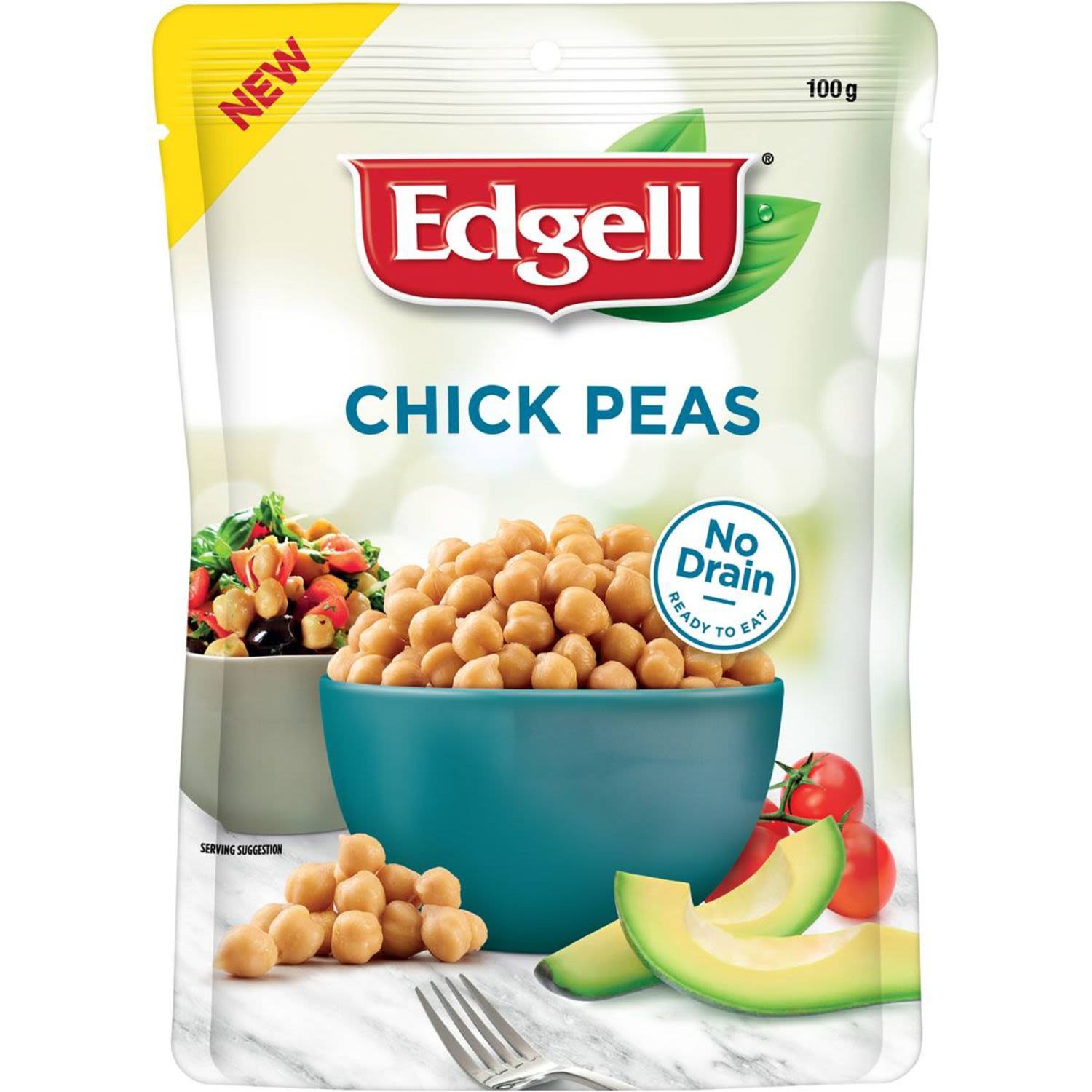 Edgell Chick Pea Pouch, 100 Gram