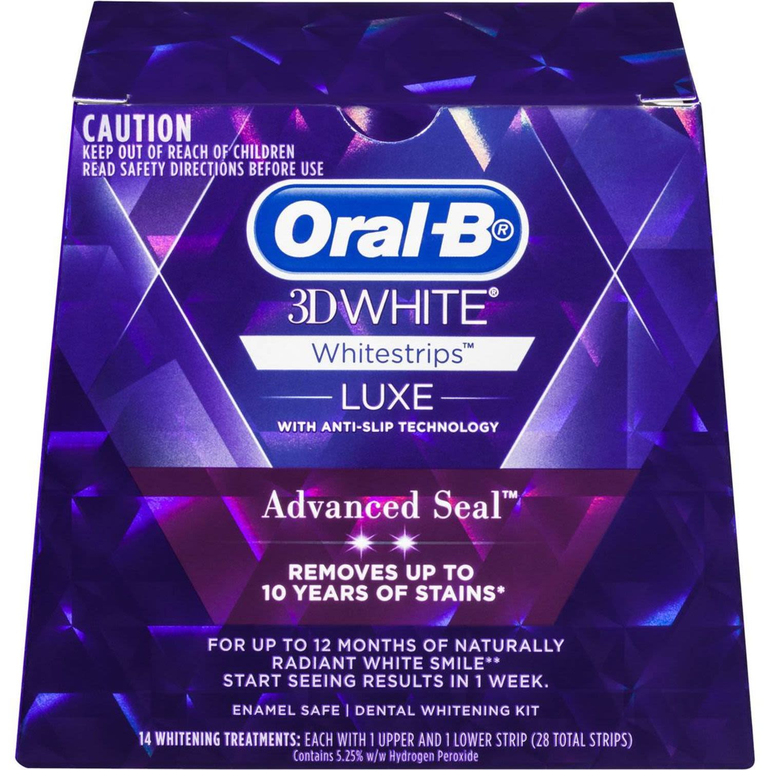 Oral-B 3D White Luxe Whitening Treatments Advanced Seal, 1 Each