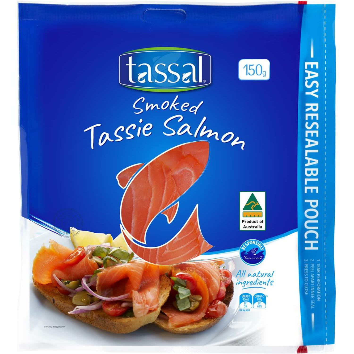Tassal Smoked Salmon, 150 Gram