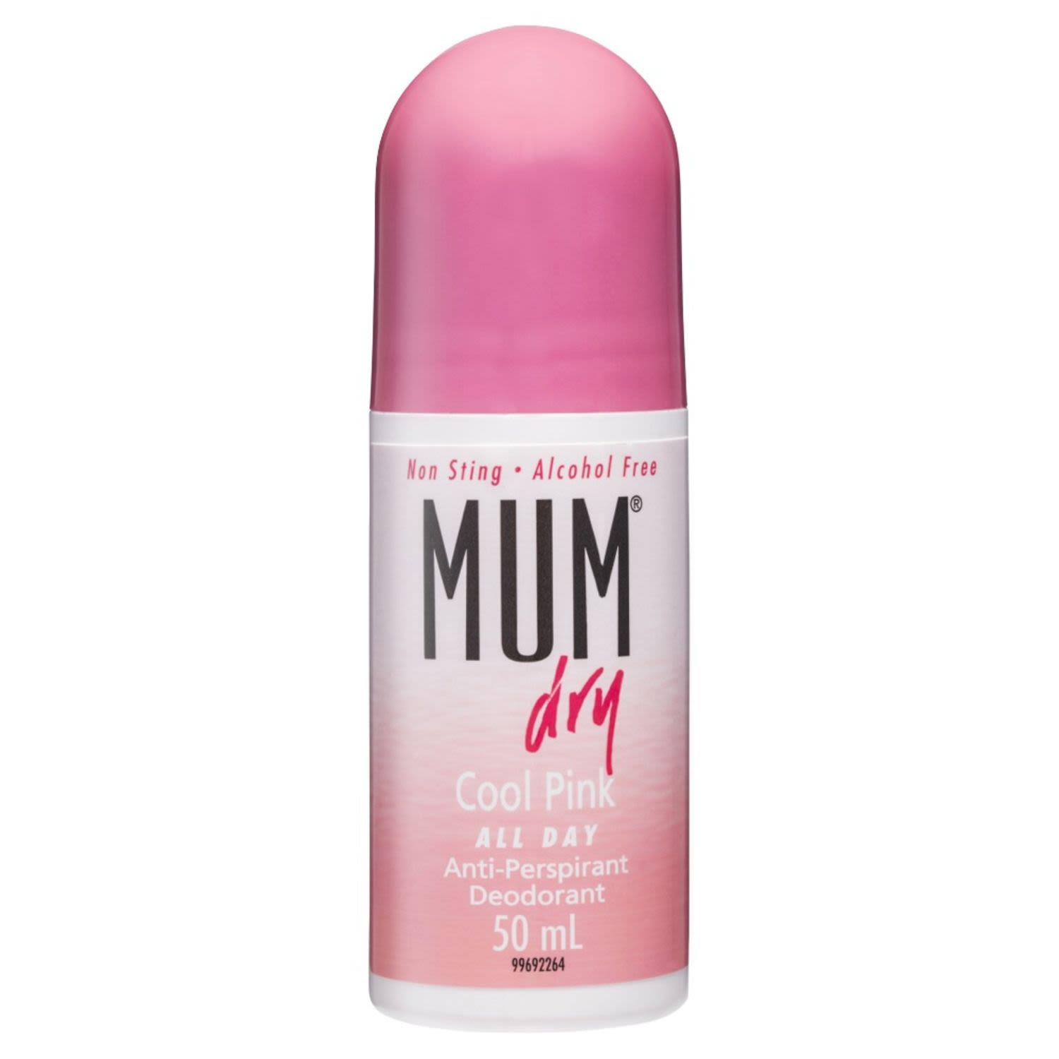 Mum Anti Perspirant Deodorant Dry Cool Pink All Day, 50 Millilitre