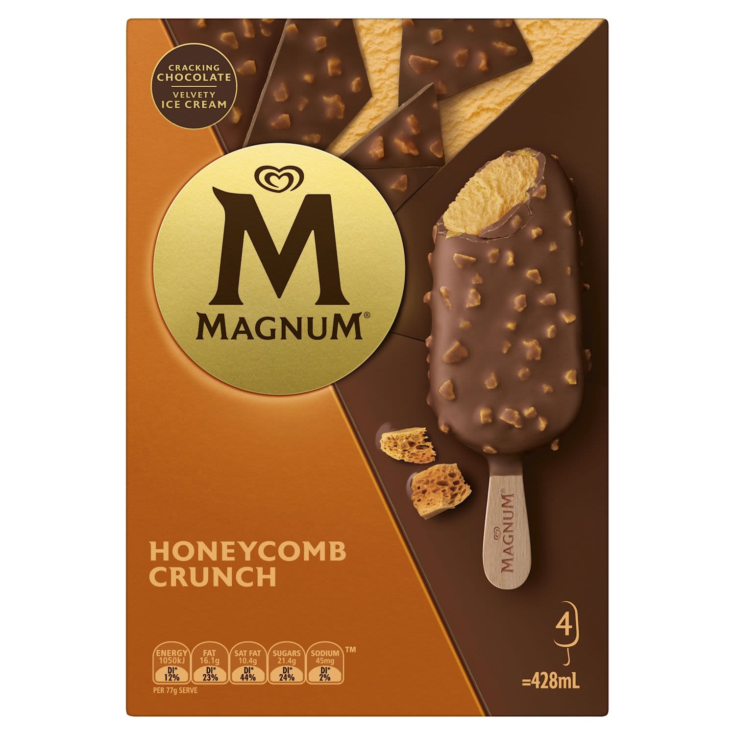 Magnum Ice Cream Honeycomb Crunch Dessert Sticks
