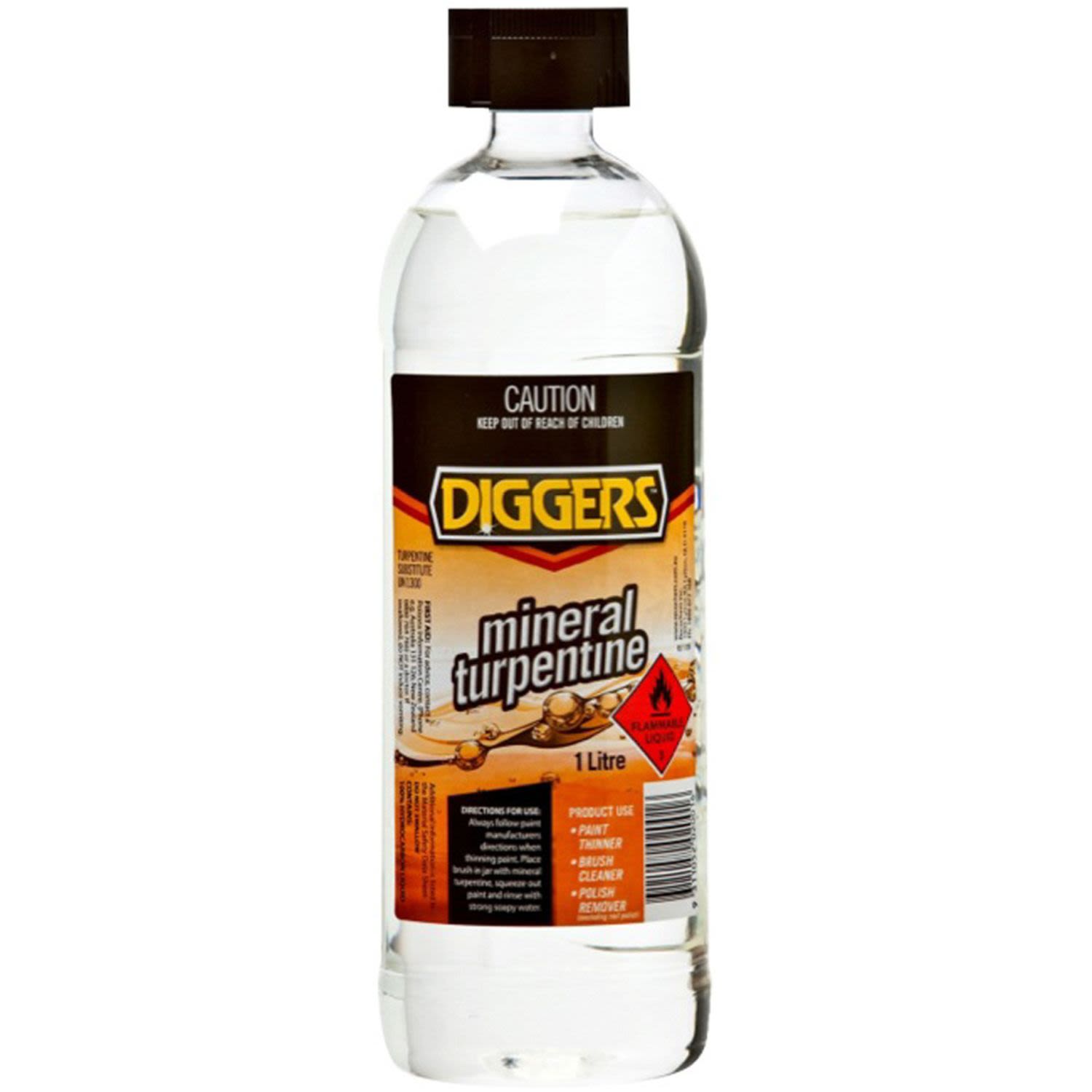 Diggers Turpentine, 1 Litre