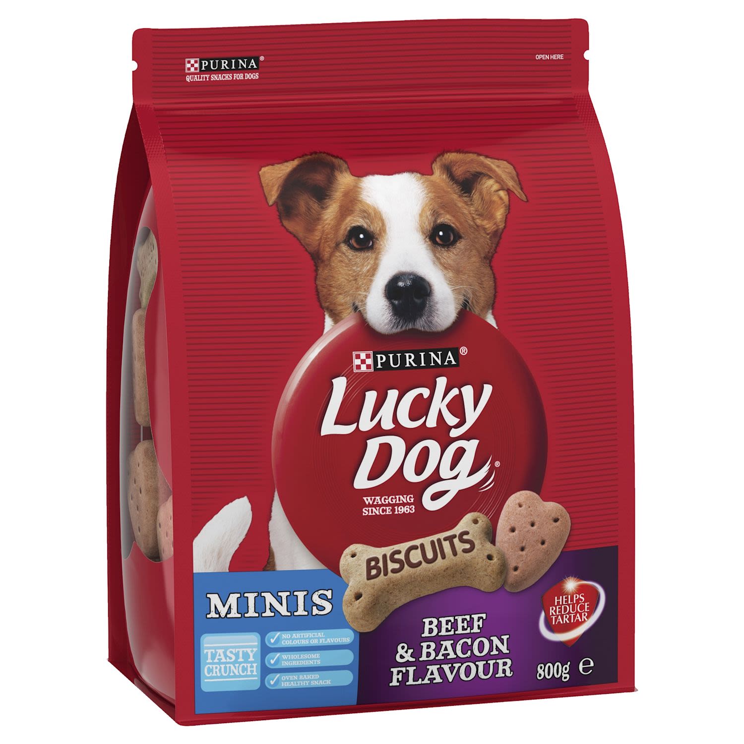Purina Lucky Dog Beef & Bacon Mini Bones