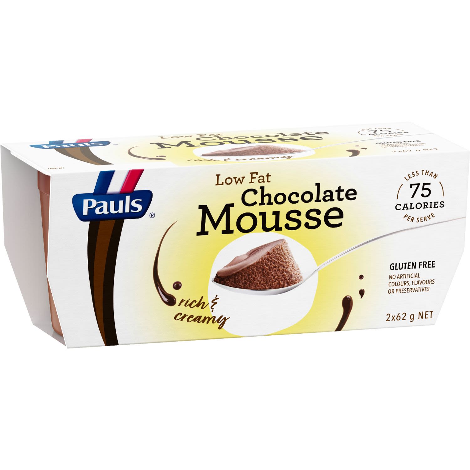 Pauls Low Fat Chocolate Mousse 62g IGA Shop Online