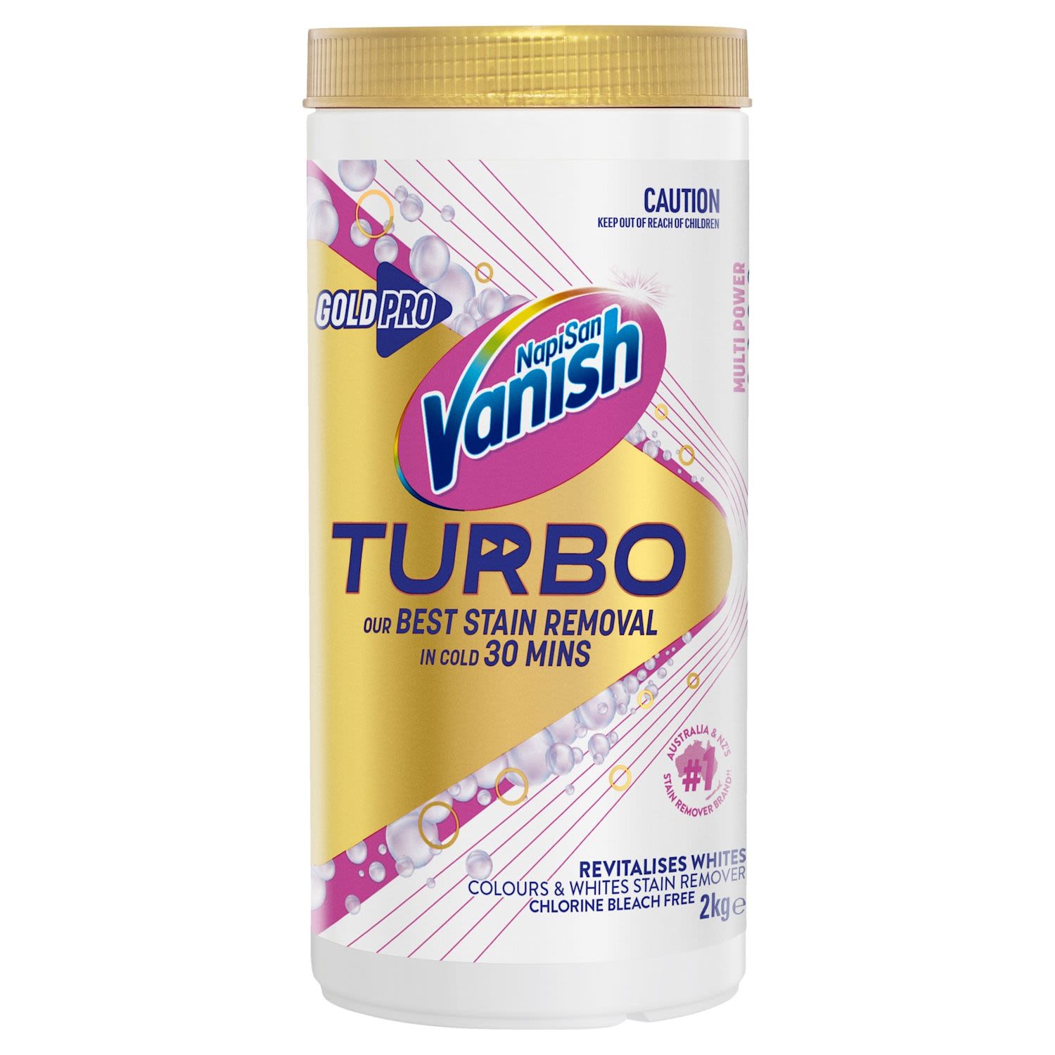 Vanish NapiSan Gold Pro Oxi Action Crystal White Stain Remover Powder