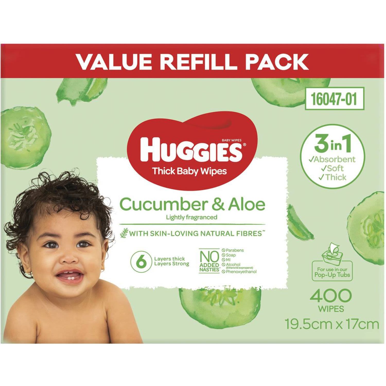 Huggies Baby Wipes Cucumber Huggies Natural Care Baby Wipe Refill