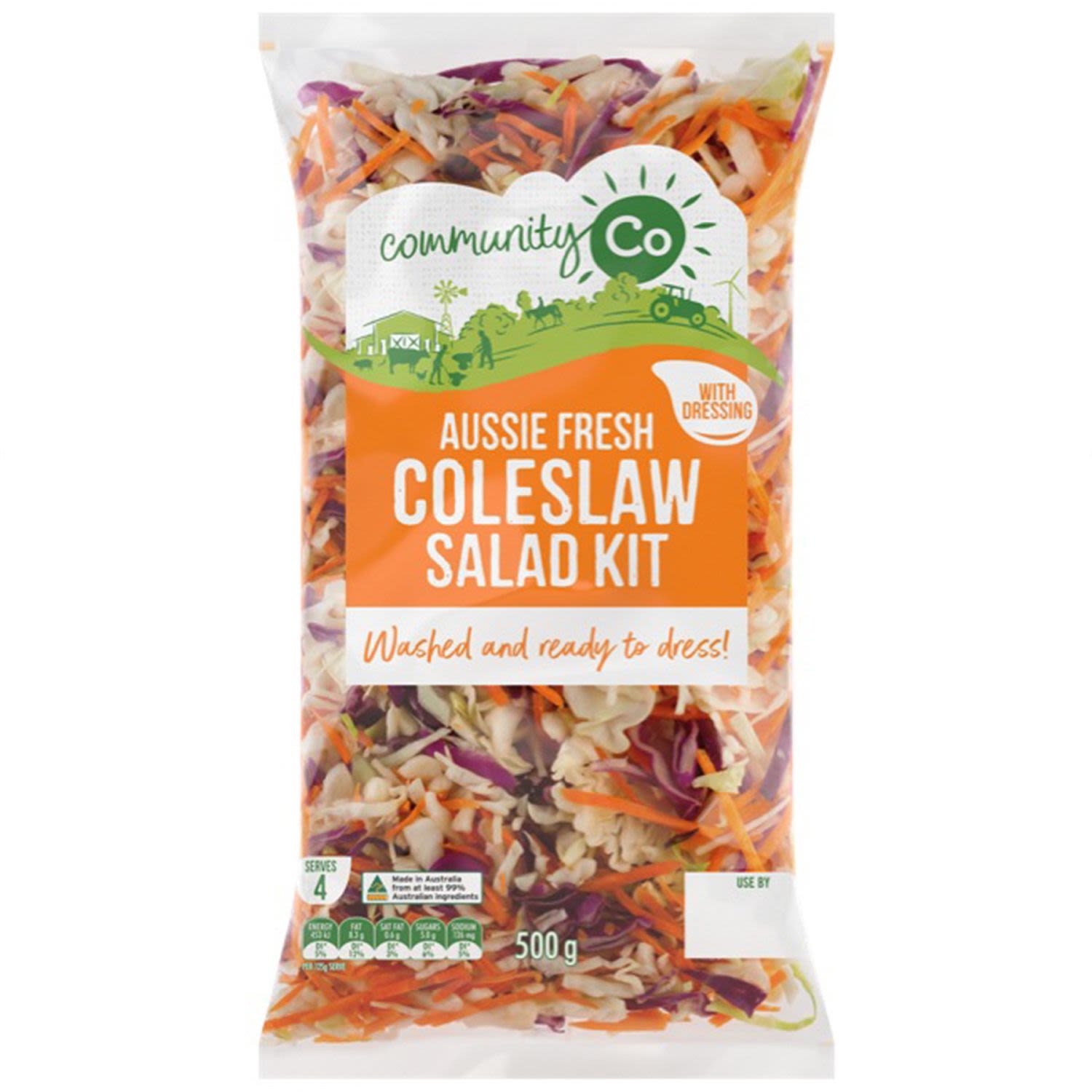 Community Co Coleslaw Salad Kit, 500 Gram