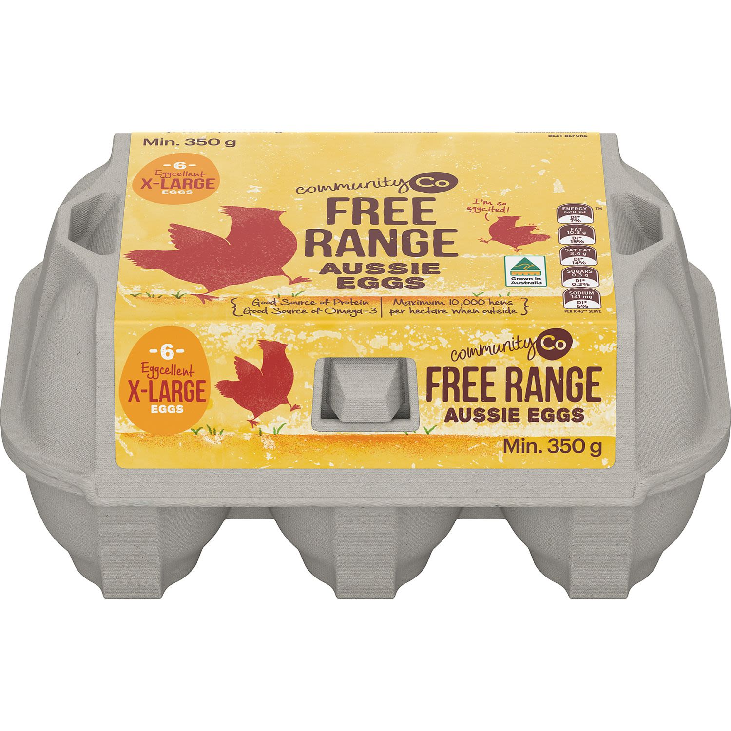 Community Co Eggs Xl Free Range, 6 Each