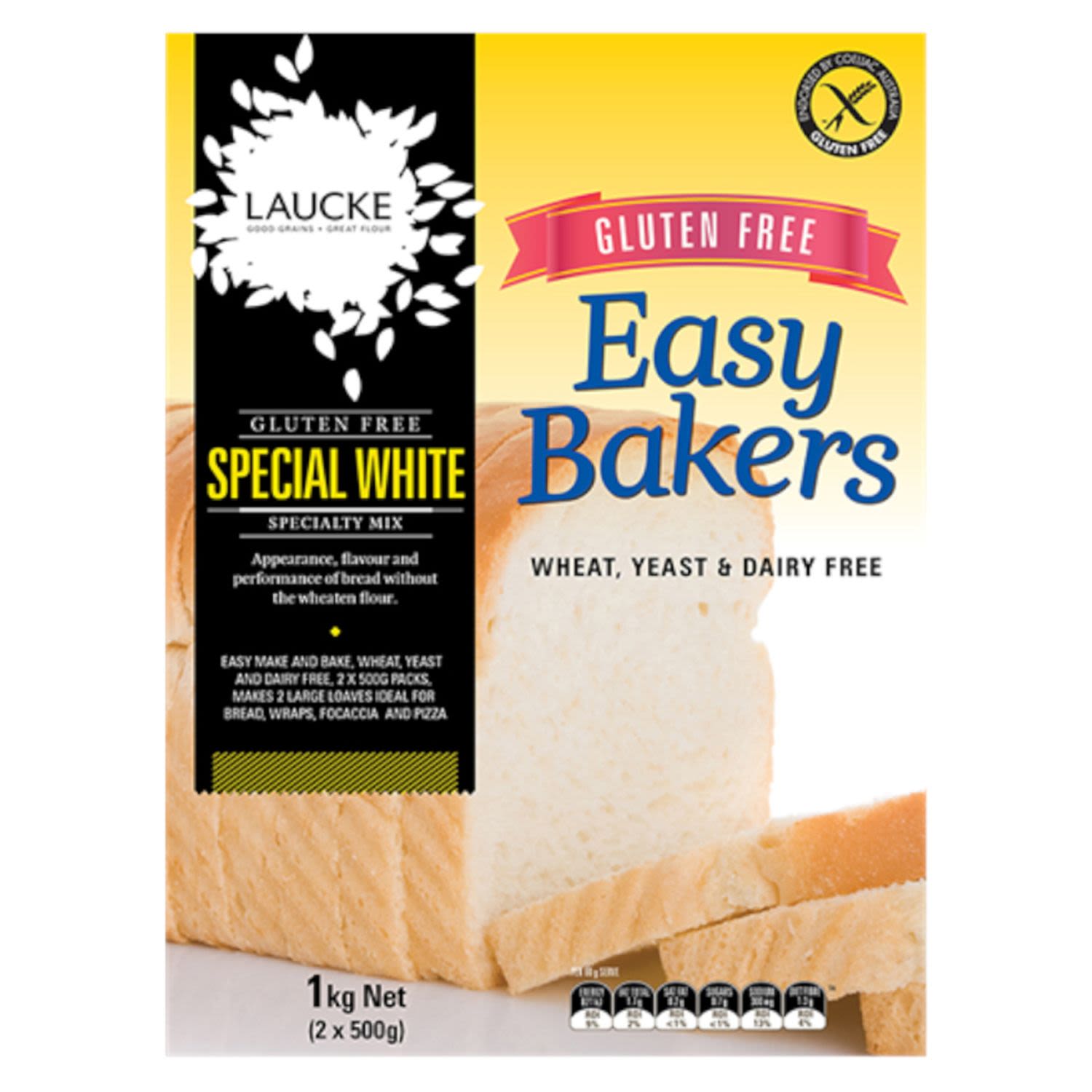 Easy Bakers Gluten Free Special White, 1 Kilogram