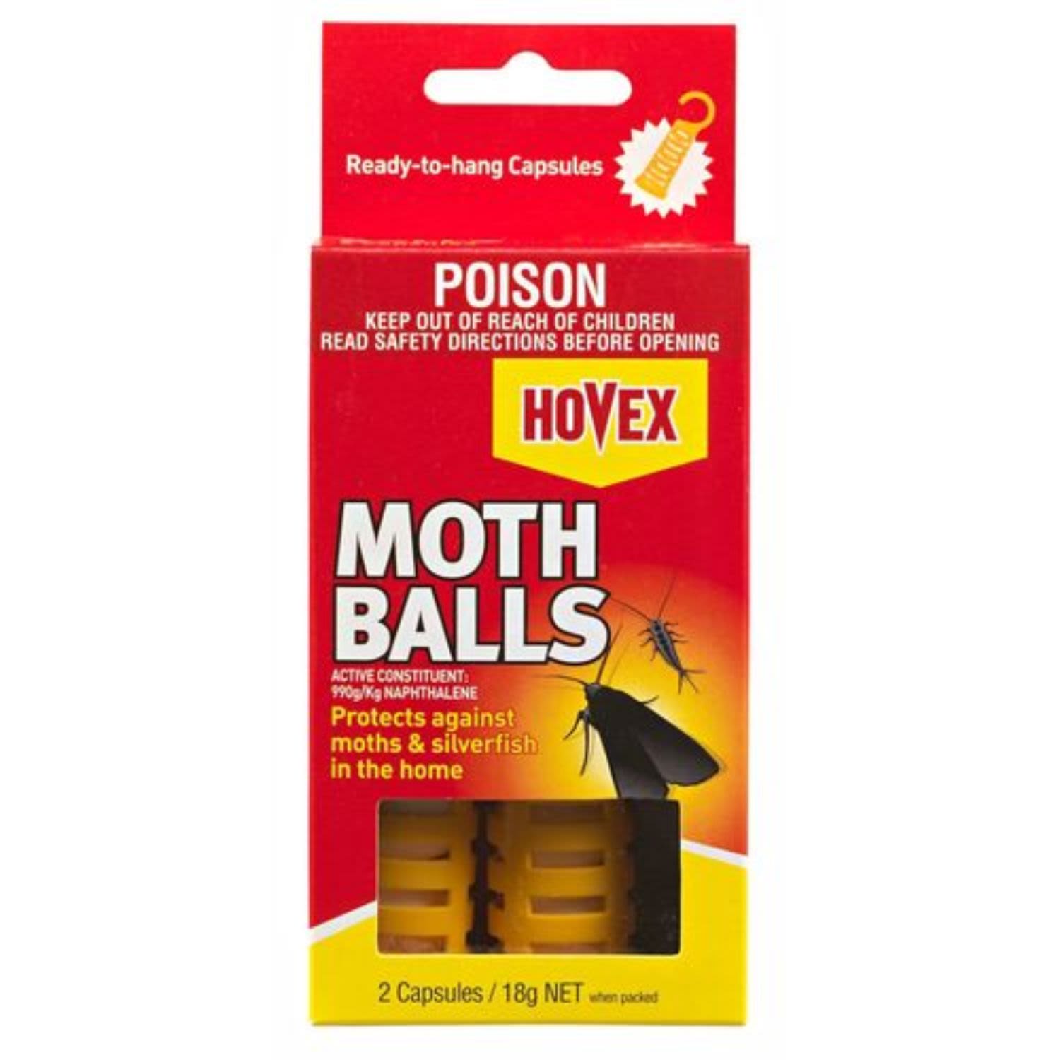 Hovex Mothballs, 2 Each