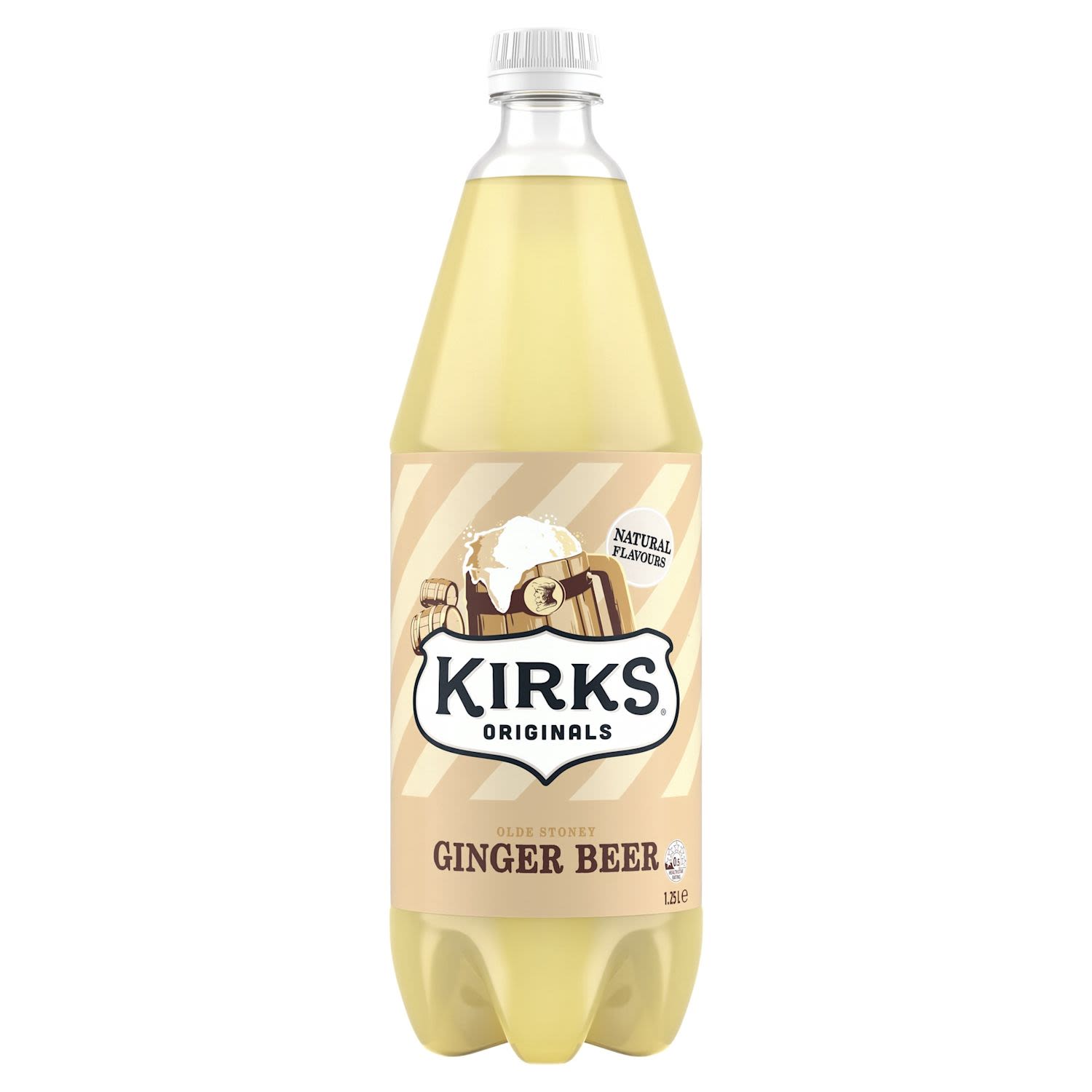 Kirks Olde Stoney Ginger Beer Soft Drink Bottle