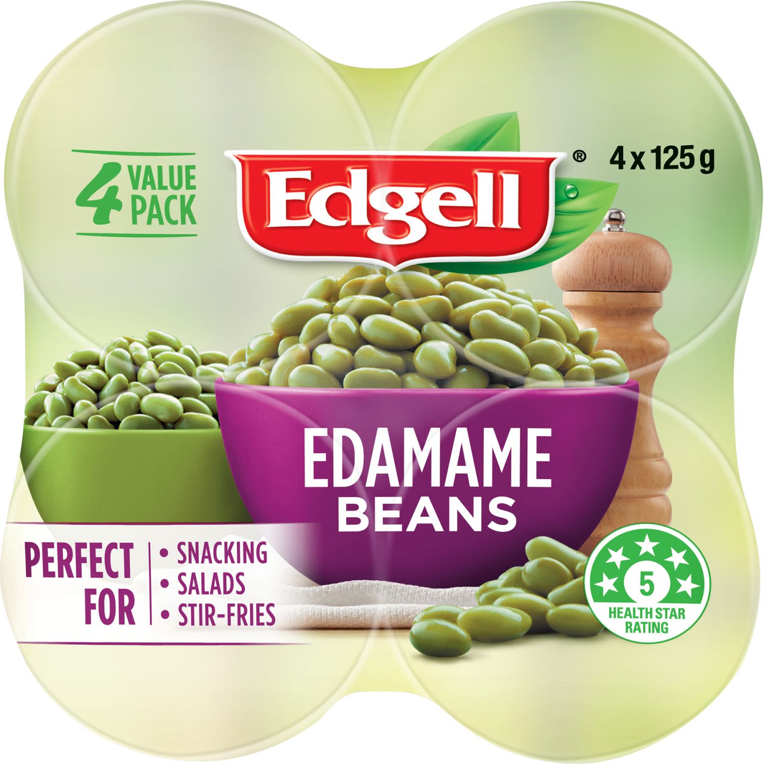 Edgell Edamame Bean Cans, 4 Each