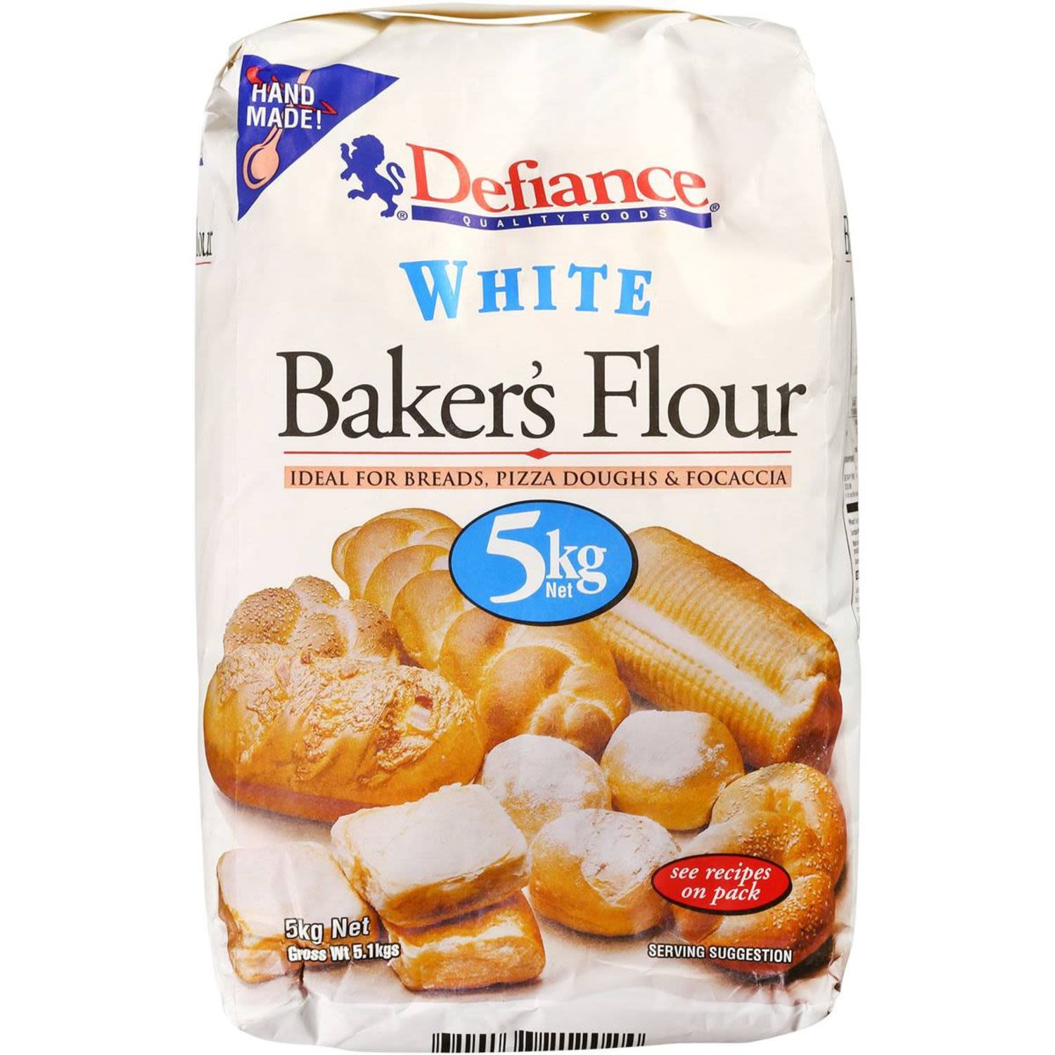 Defiance White Baker's Flour, 5 Kilogram