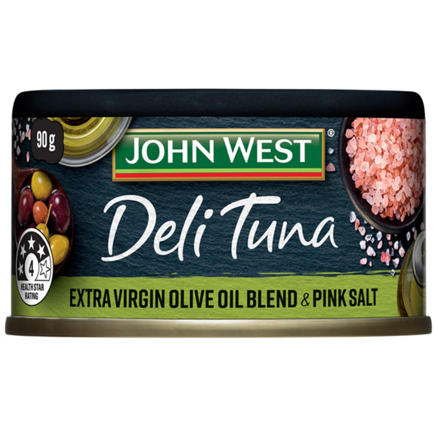John West Deli Tuna Extra Virgin Olive Oil & Pink Salt, 90 Gram