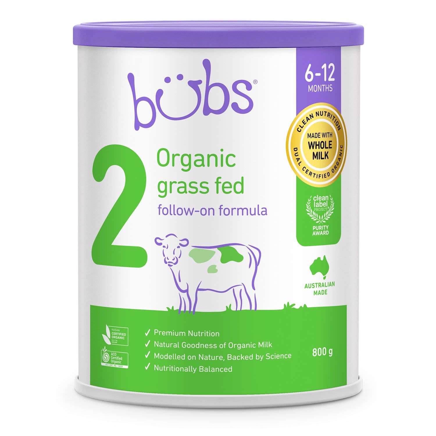 Bubs Organic Grass Fed Follow On Formula S2