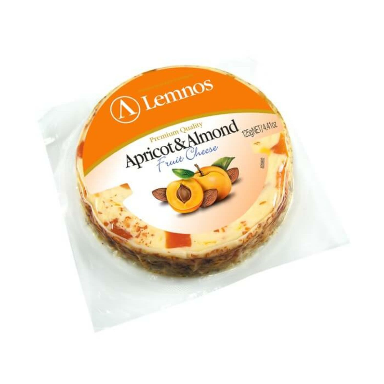 Lemnos Apricot & Almond Fruit Cheese, 125 Gram