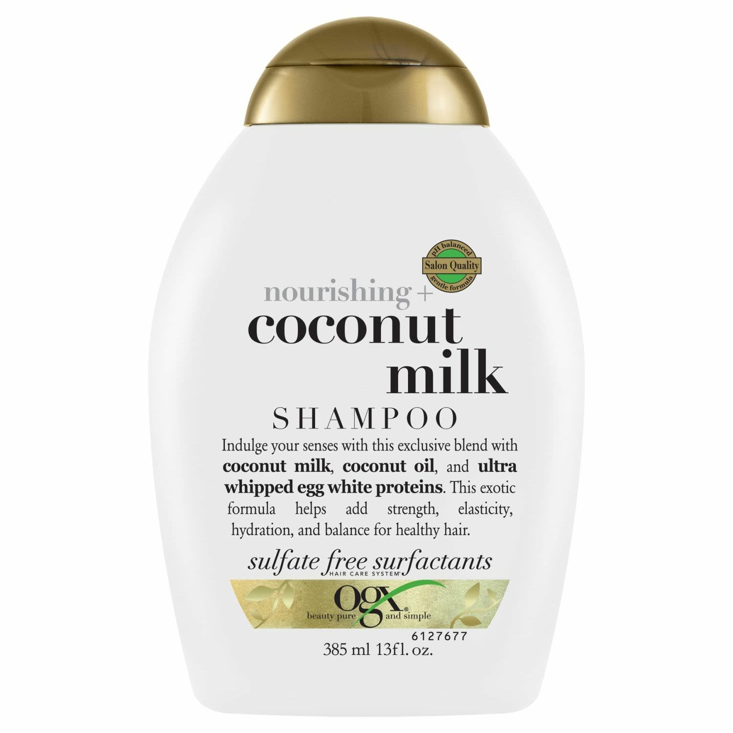 OGX Nourishing + Coconut Milk Shampoo, 385 Millilitre