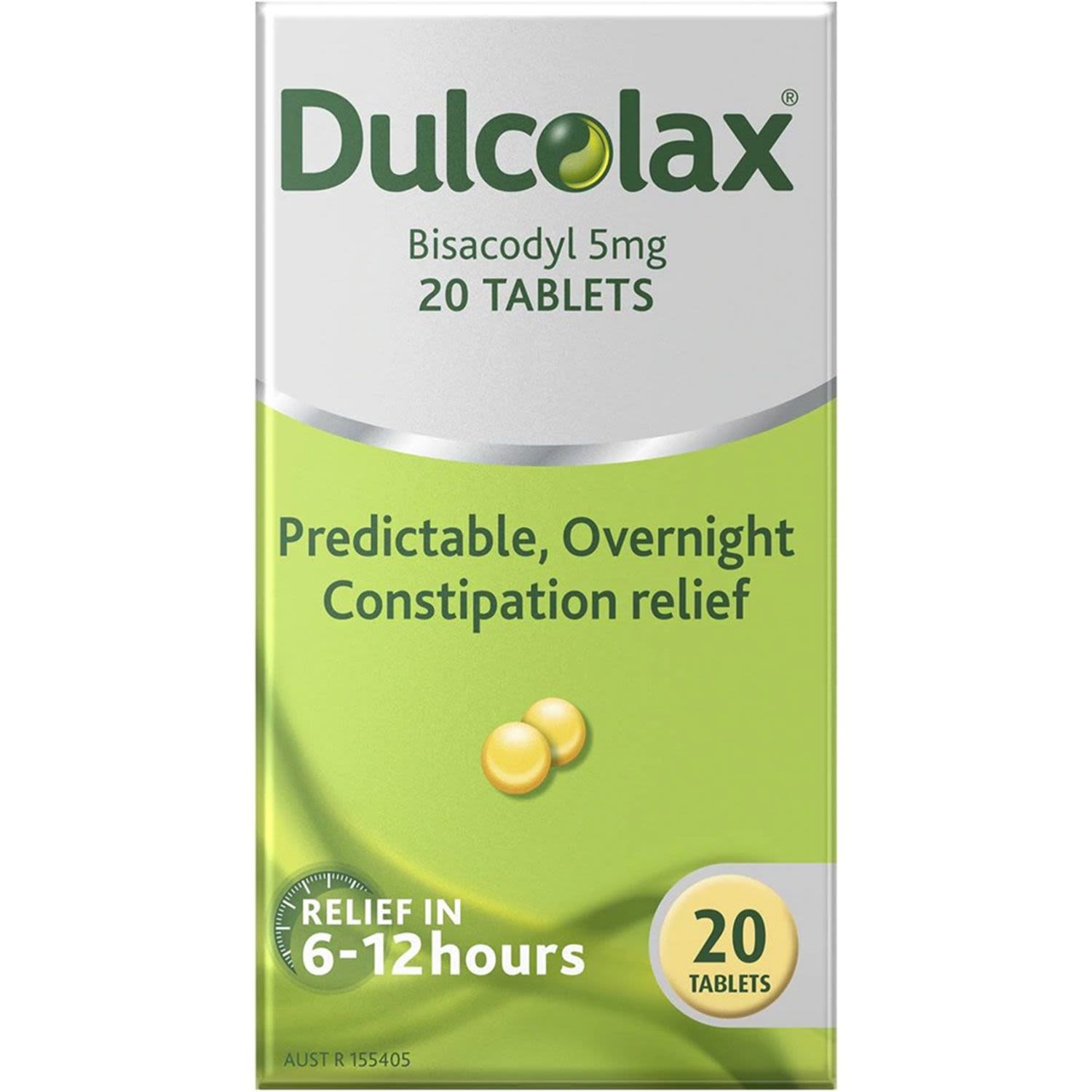 Dulcolax Constipation Relief 5mg, 20 Each