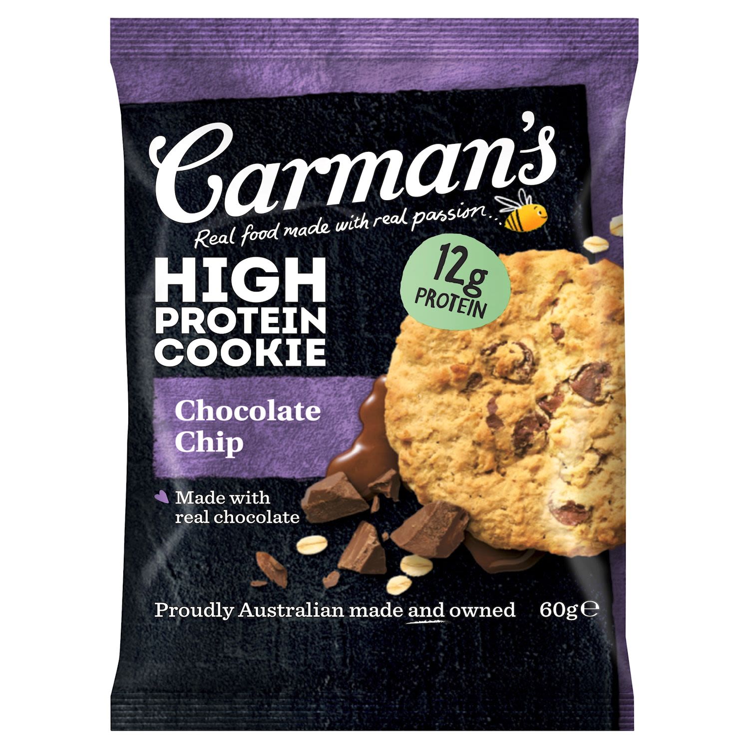 Carman's Protein Cookie Belgian Chocolate