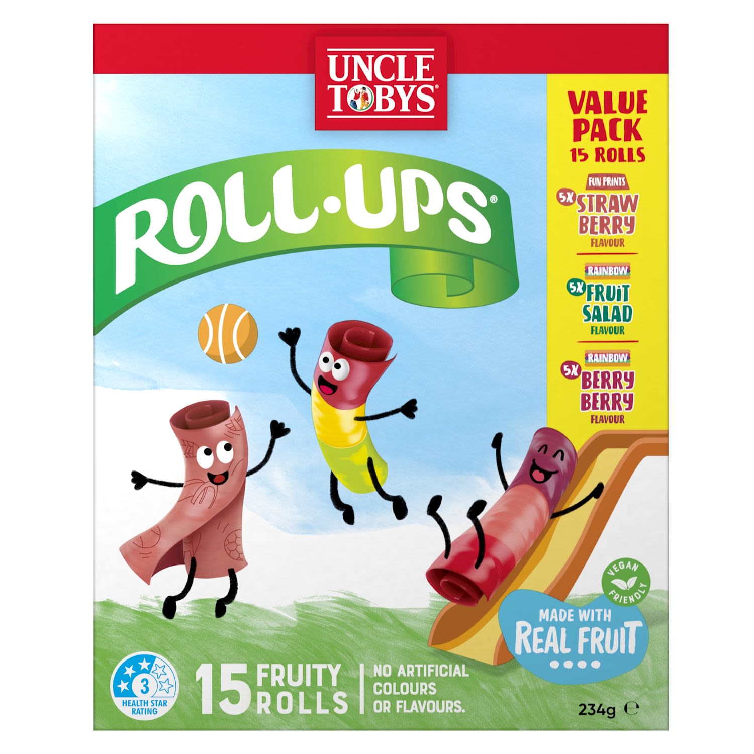 Uncle Tobys Roll-Ups Snacks For Kids