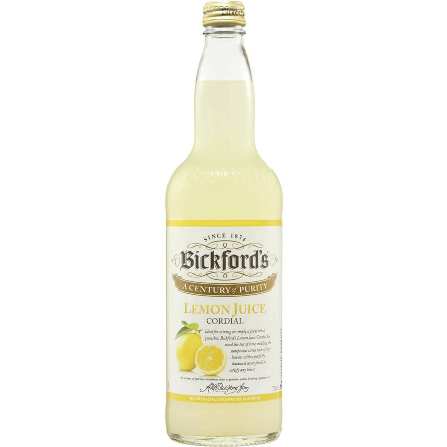 Bickford's Lemon Cordial
