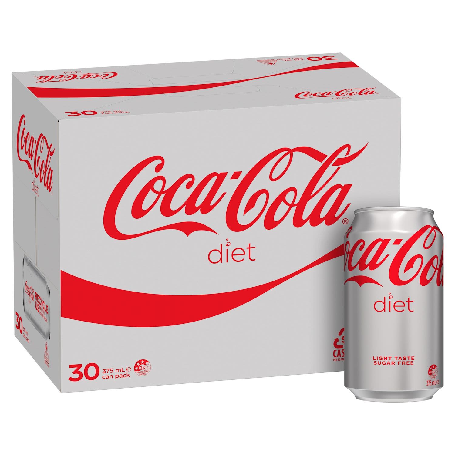 Diet Coca-Cola Soft Drink Multipack Cans