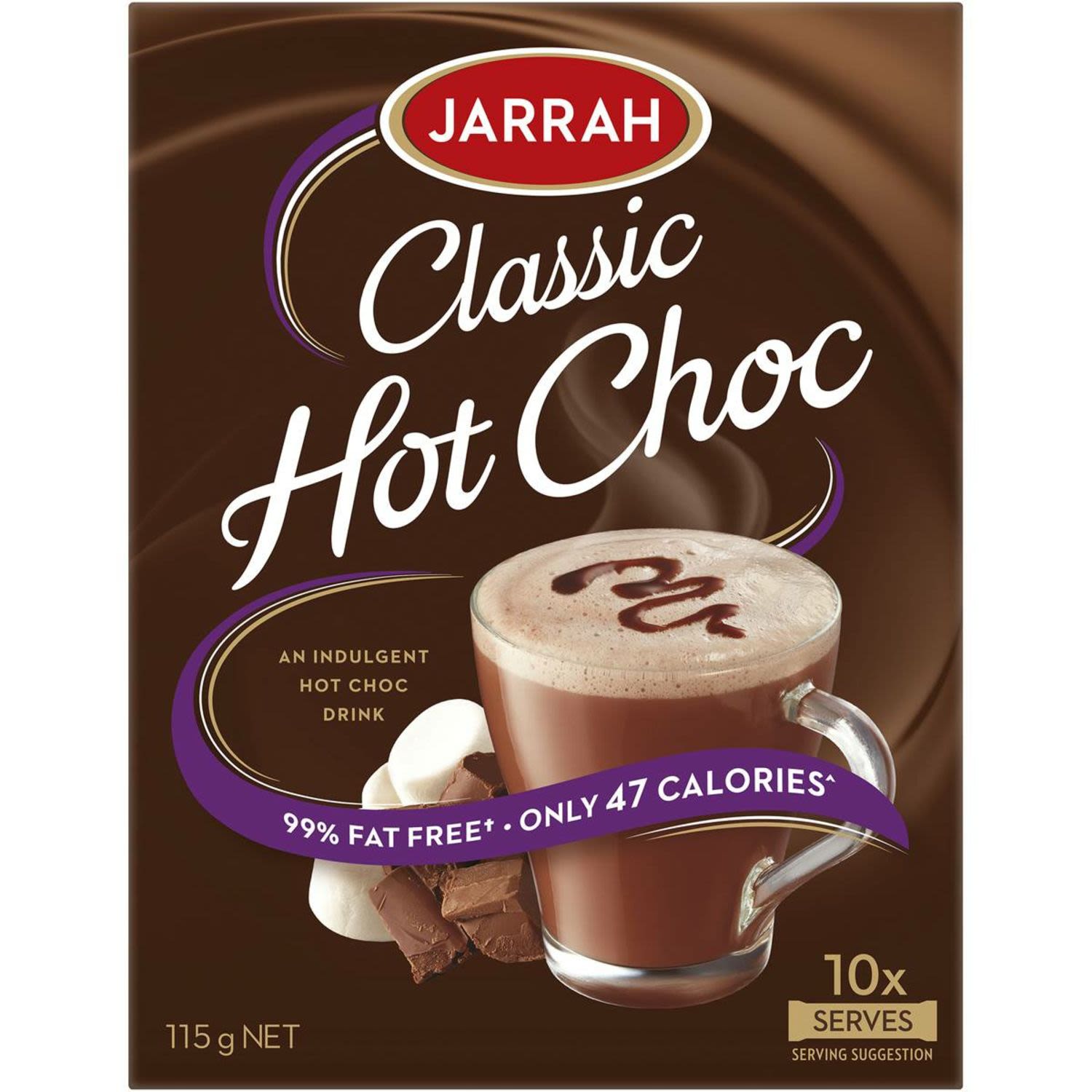 Jarrah Classic Hot Choc, 10 Each