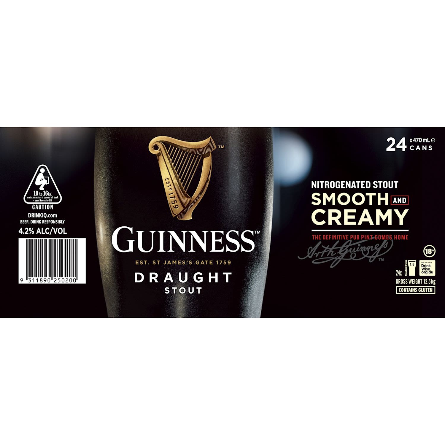 Guinness Draught Can 470mL 