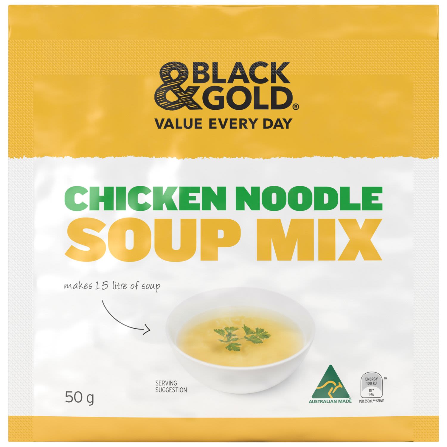 Black & Gold Chicken Noodle Soup, 50 Gram