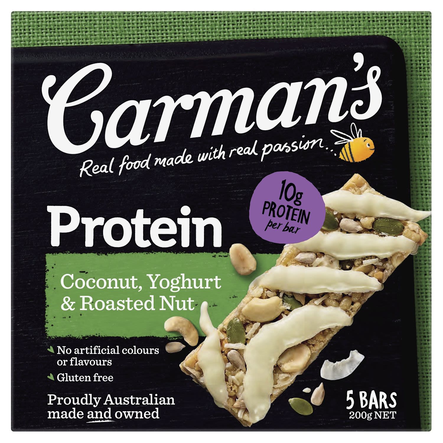 Carmans Protein Bars Coconut Yoghurt & Roasted Nut