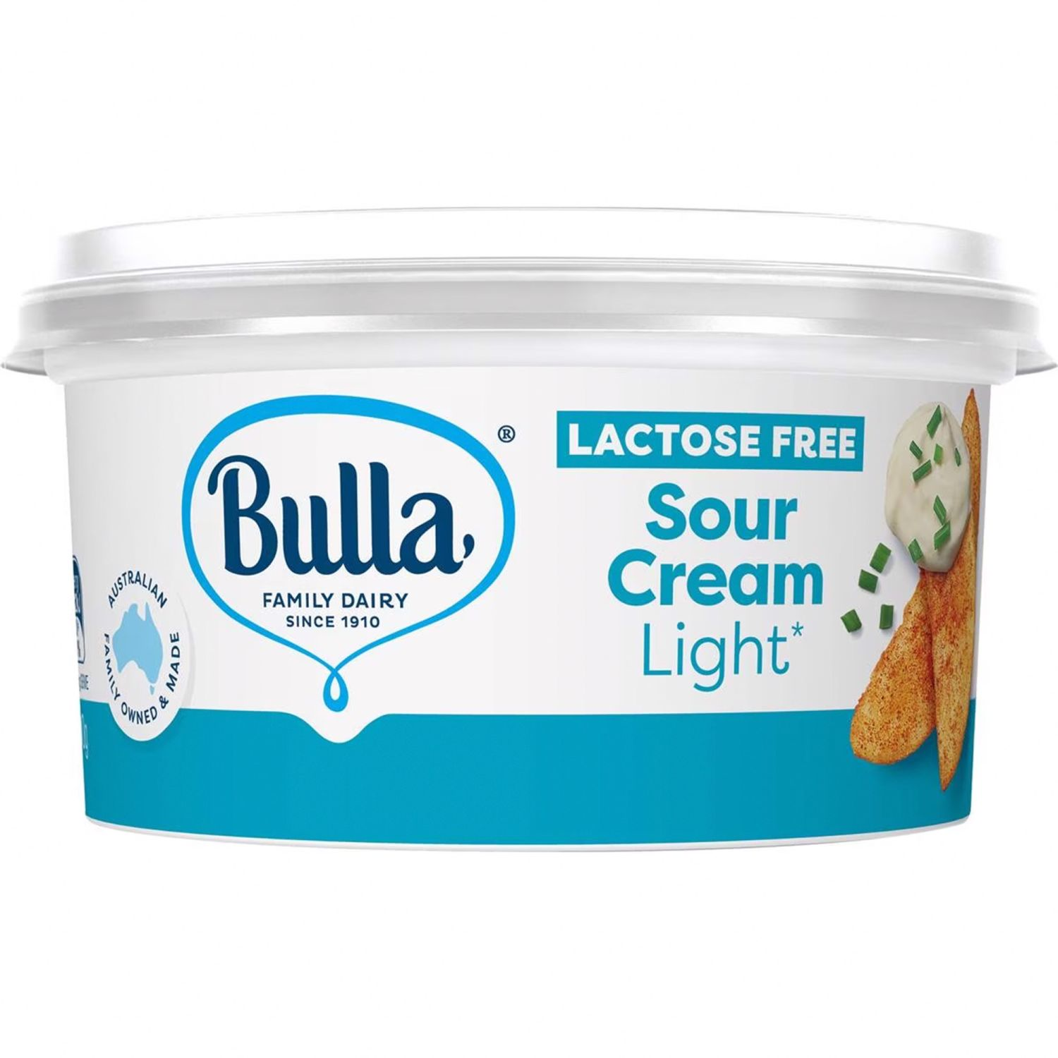 Bulla Sour Cream Light Lactose Free, 200 Gram