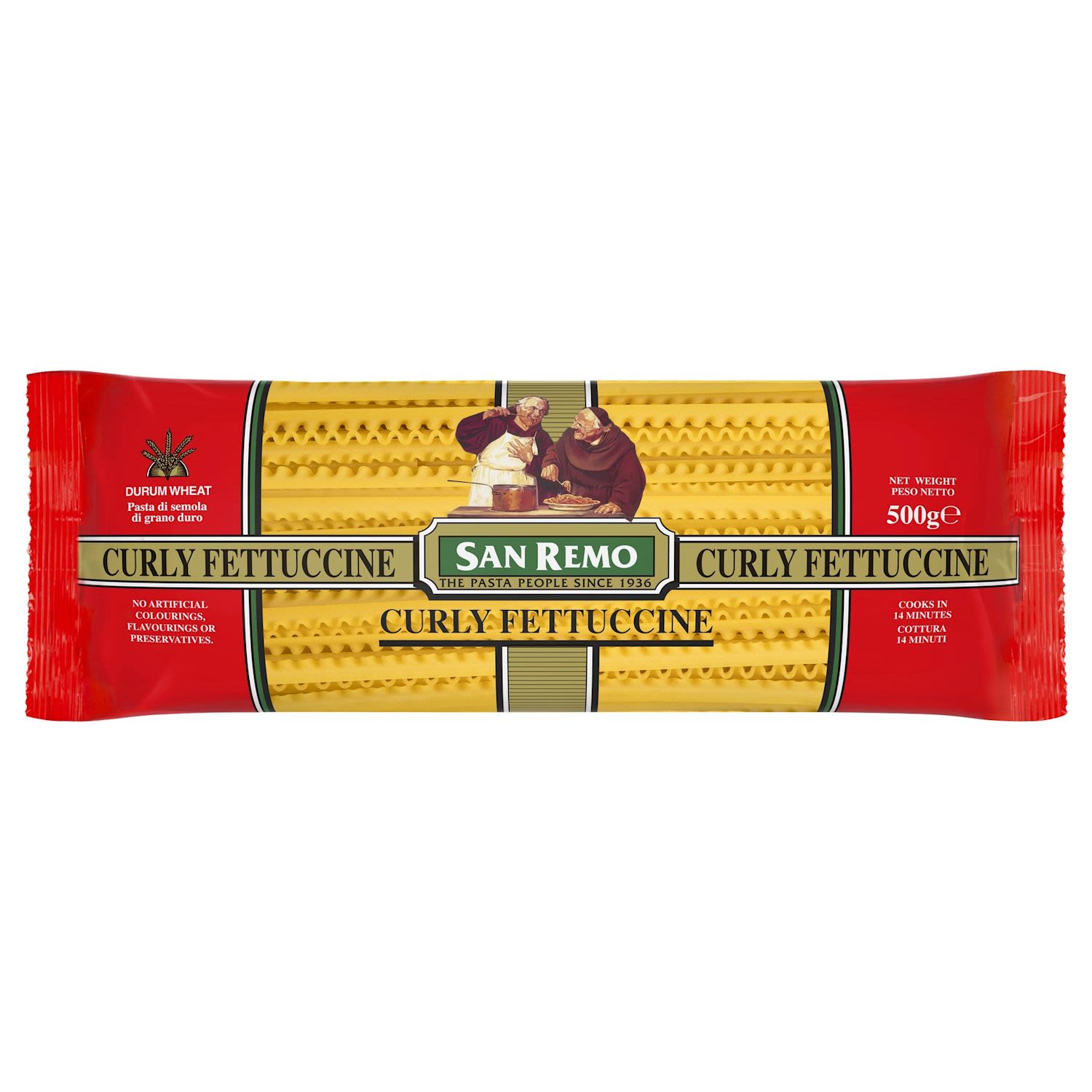 San Remo Fettuccine Curly Pasta No 80