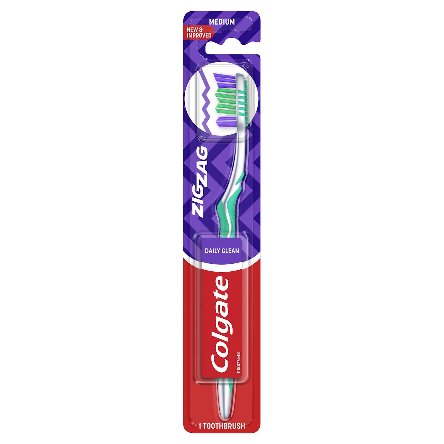Colgate Zig Zag Deep Interdental Clean Toothbrush Medium Adult