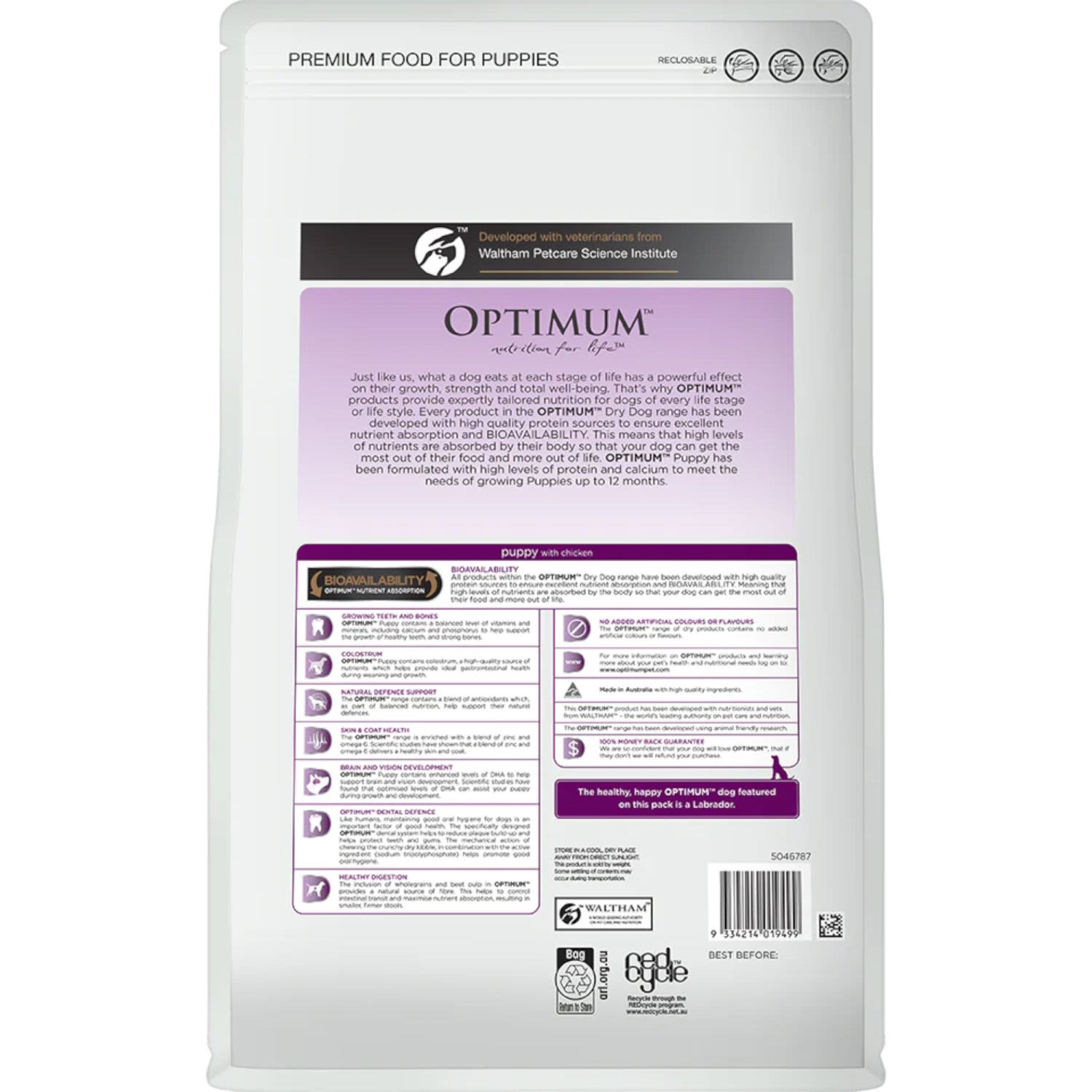 Optimum dry dog food sales