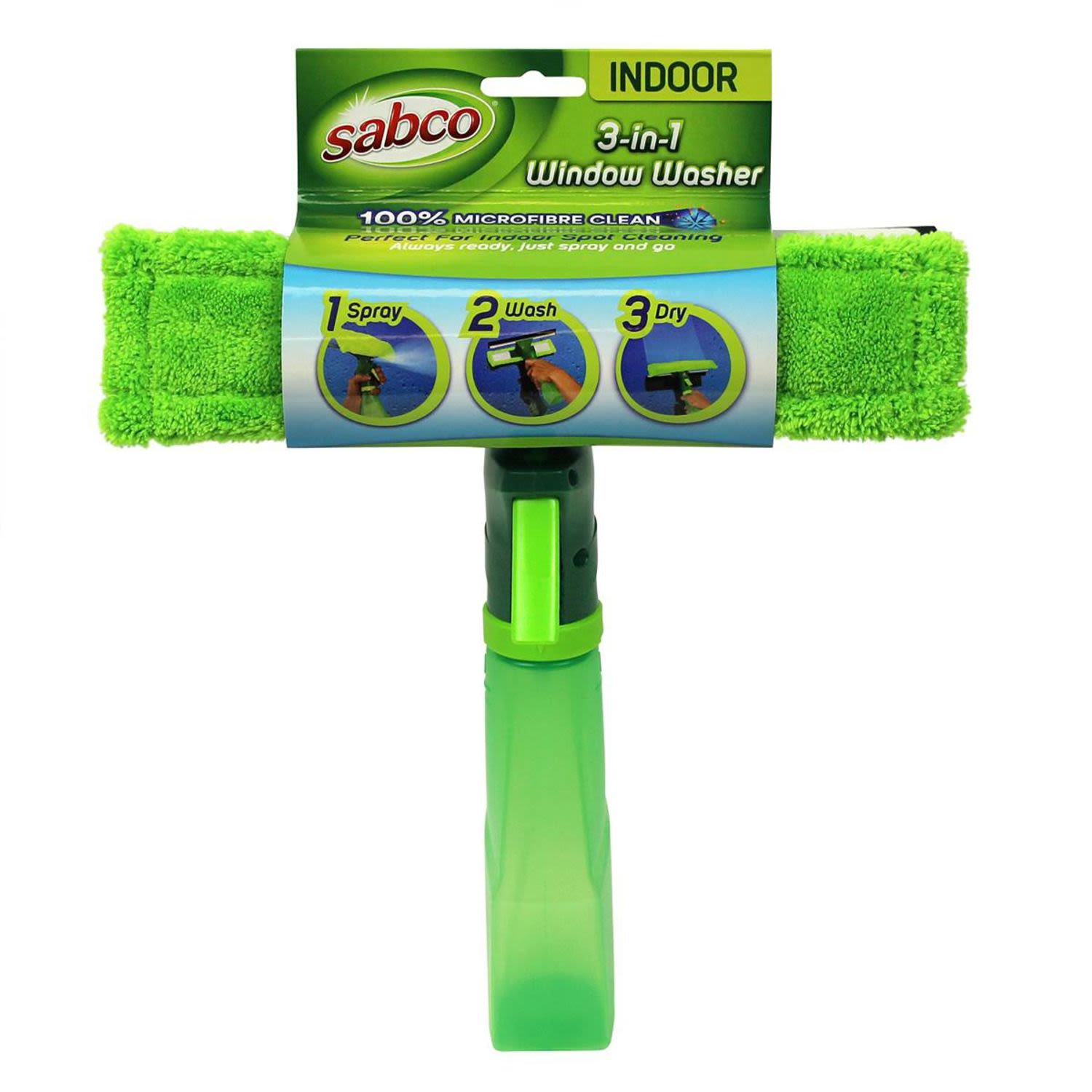 Sabco 3-in-1 Spray Squeegee Window Washer, 1 Each