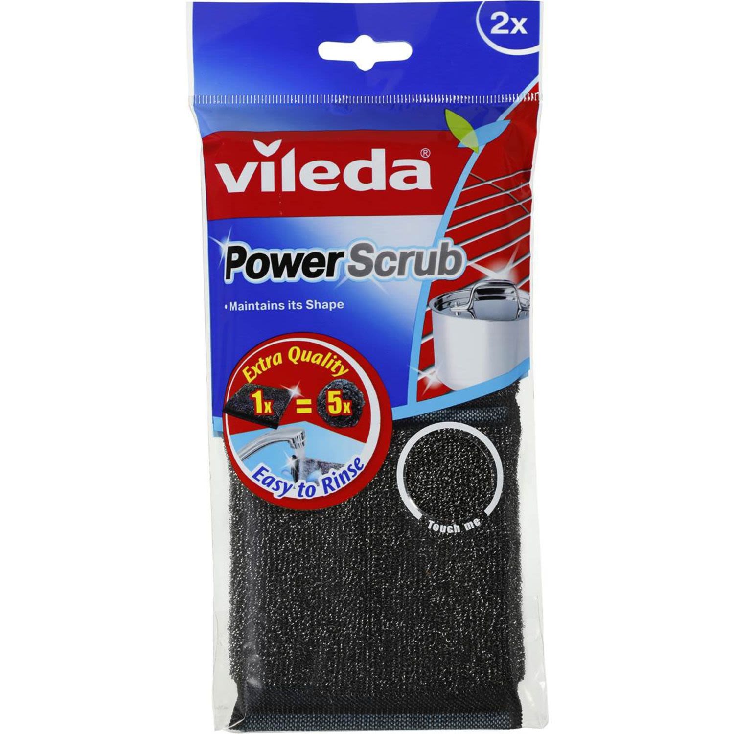 Vileda Scourer Power Scrub, 1 Each