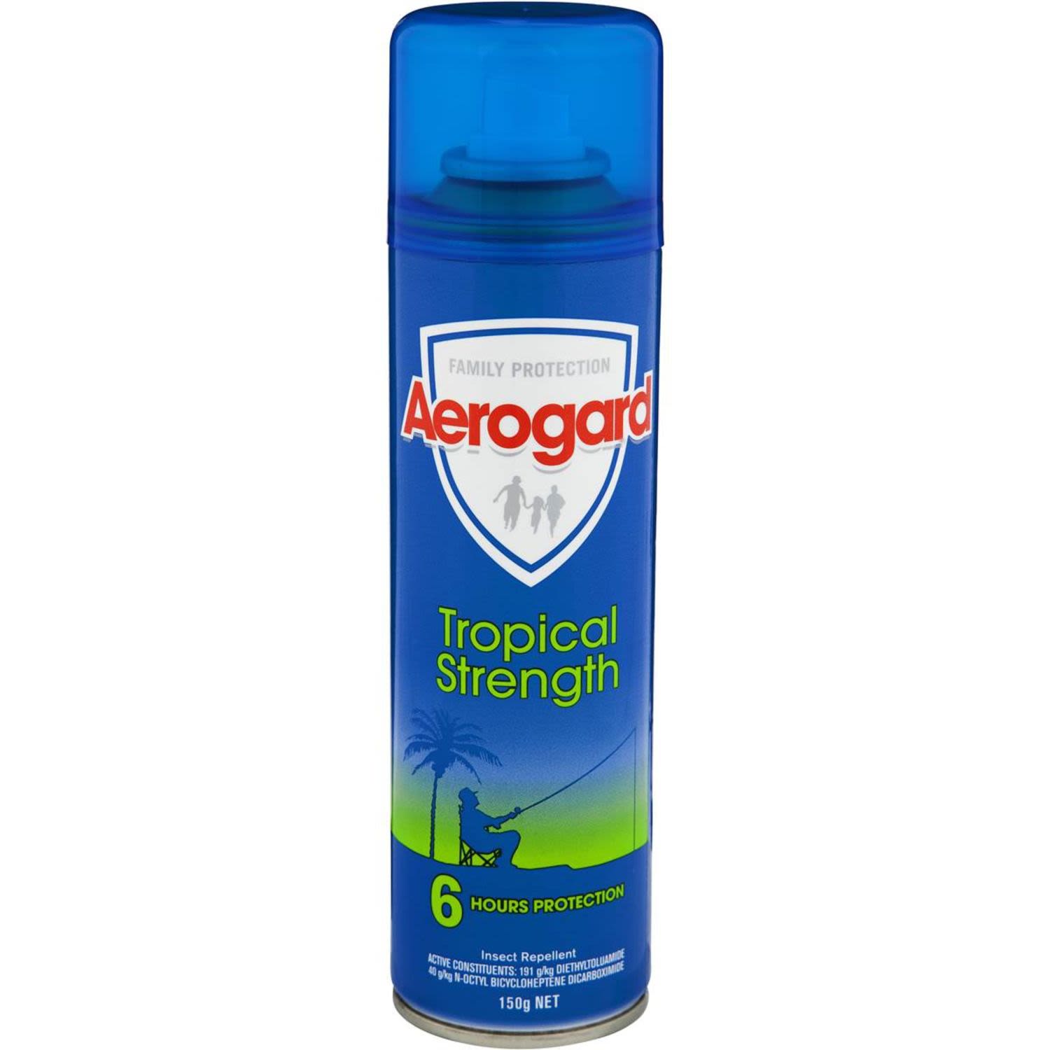 <p>Aerogard Tropical Strength</p><p>- 6 hour protection against mosquitoes.<br />- Also repels flies, sandflies, leeches, ticks and other annoying and biting insects.<br />- Helps to protect you and your family against disease carrying insects including mosquitoes that may spread Malaria, Ross River Fever and Dengue Fever.</p><p>Additional repellency can be gained by lightly spraying surfaces such as picnic rug, beach umbrella & towel.</p><br /> <br /> <br /><br />Country of Origin: Made in Australia from imported and local ingredients