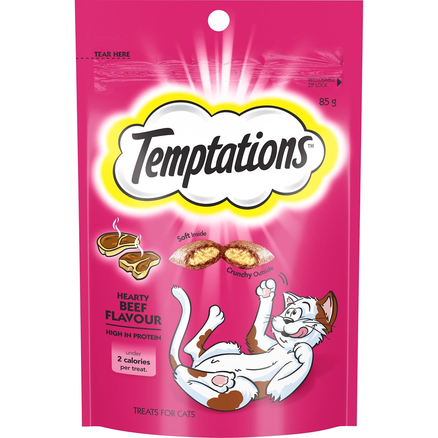 Temptations Cat Treats Hearty Beef