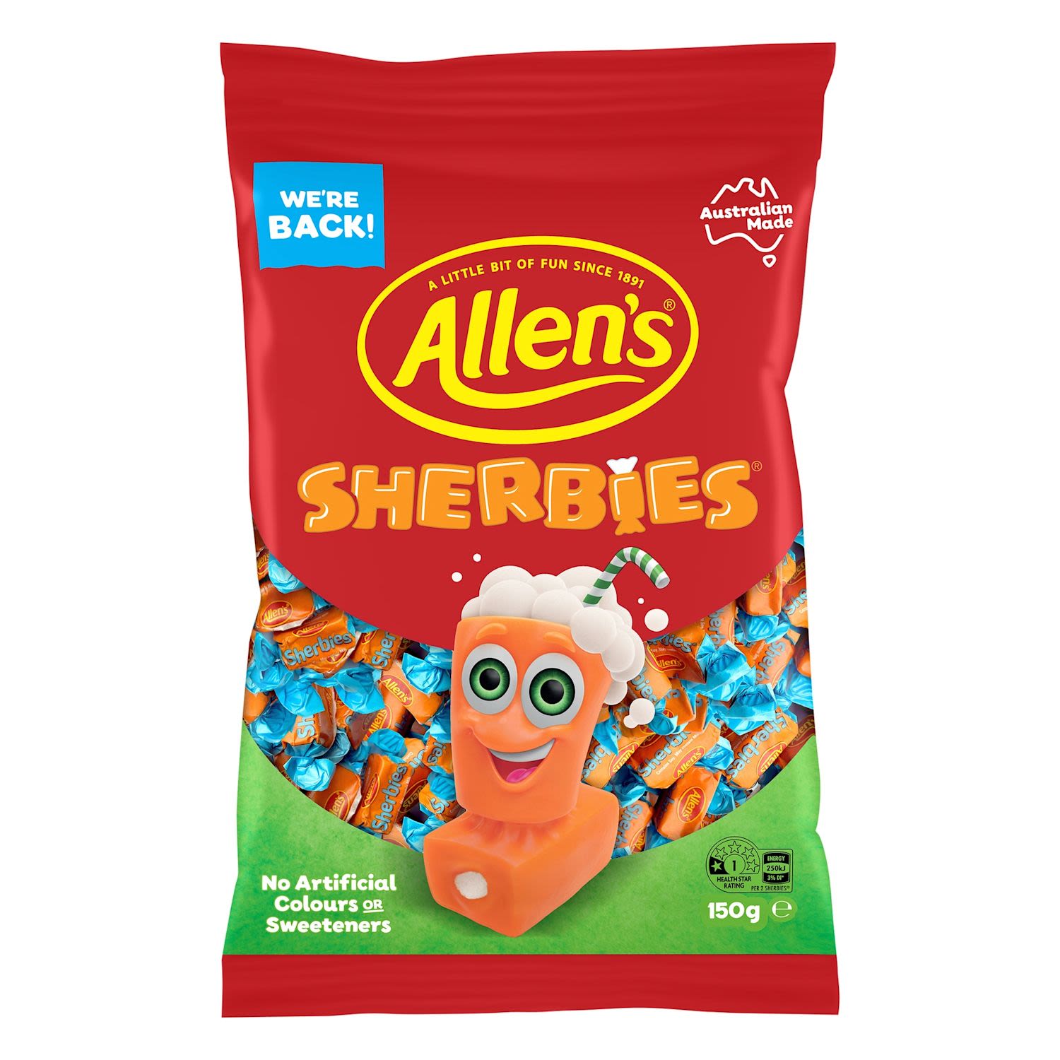 Allen's Sherbies Confectionery Fruits