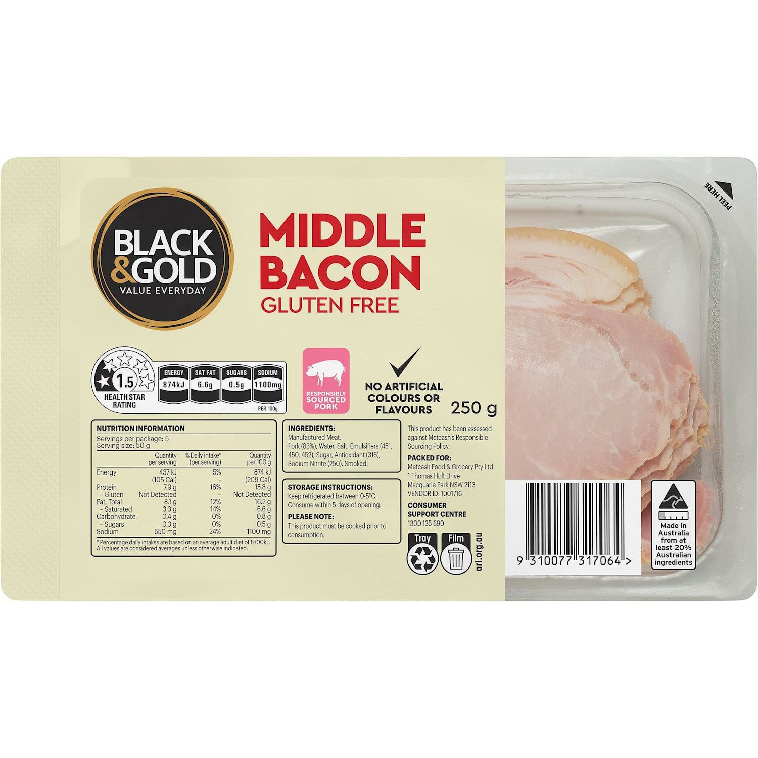 Black & Gold 250g