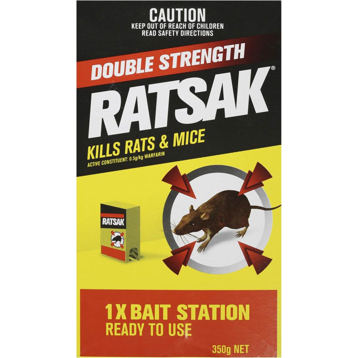 Ratsak Double Strength, 350 Gram