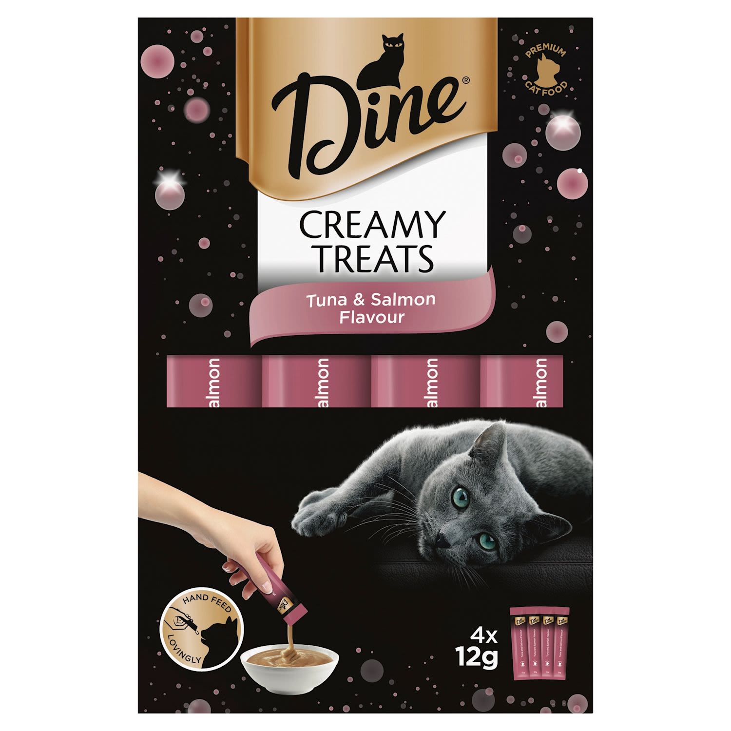 Dine Creamy Treats Tuna & Salmon Flavour Cat Treat
