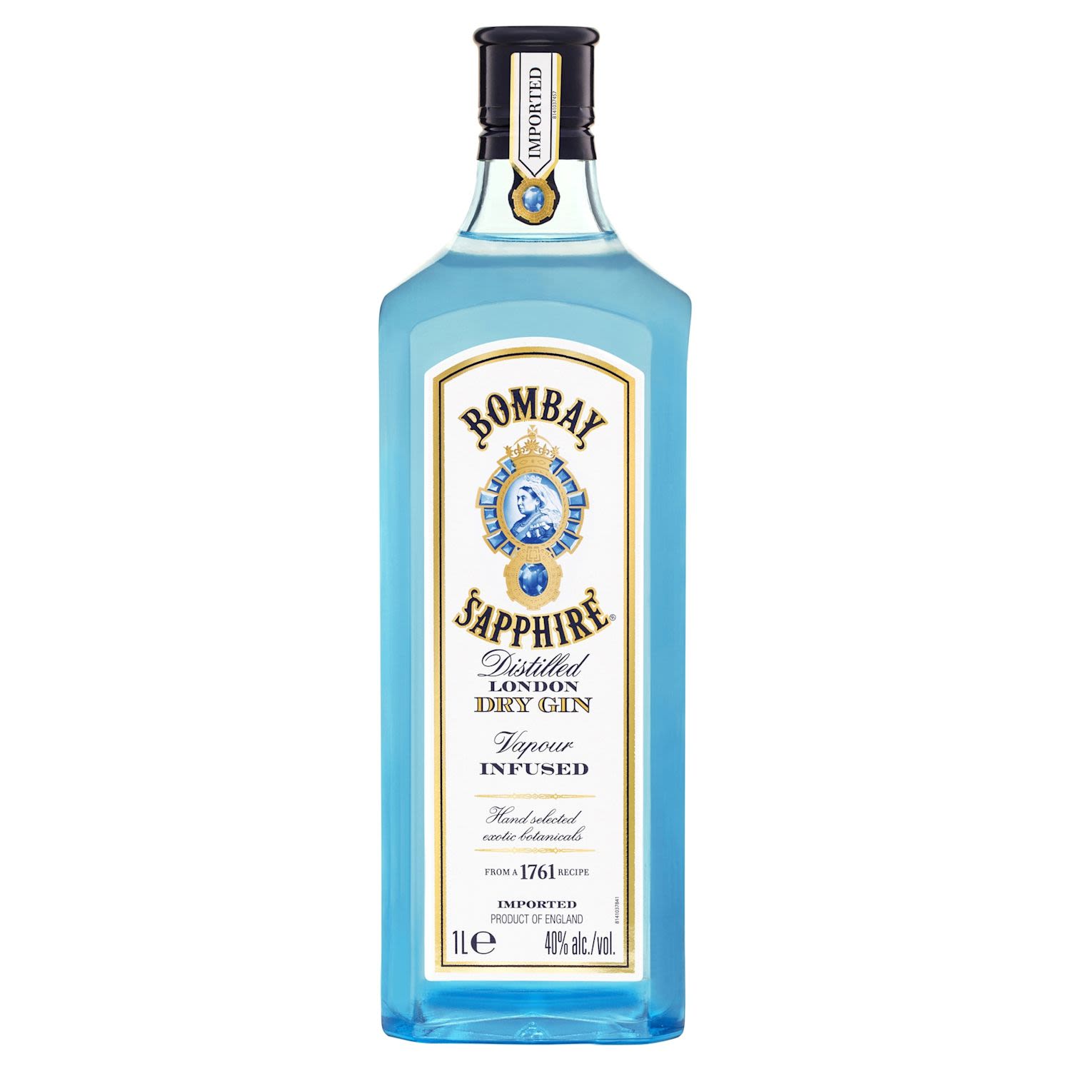 Bombay Sapphire London Dry Gin Bottle 1L