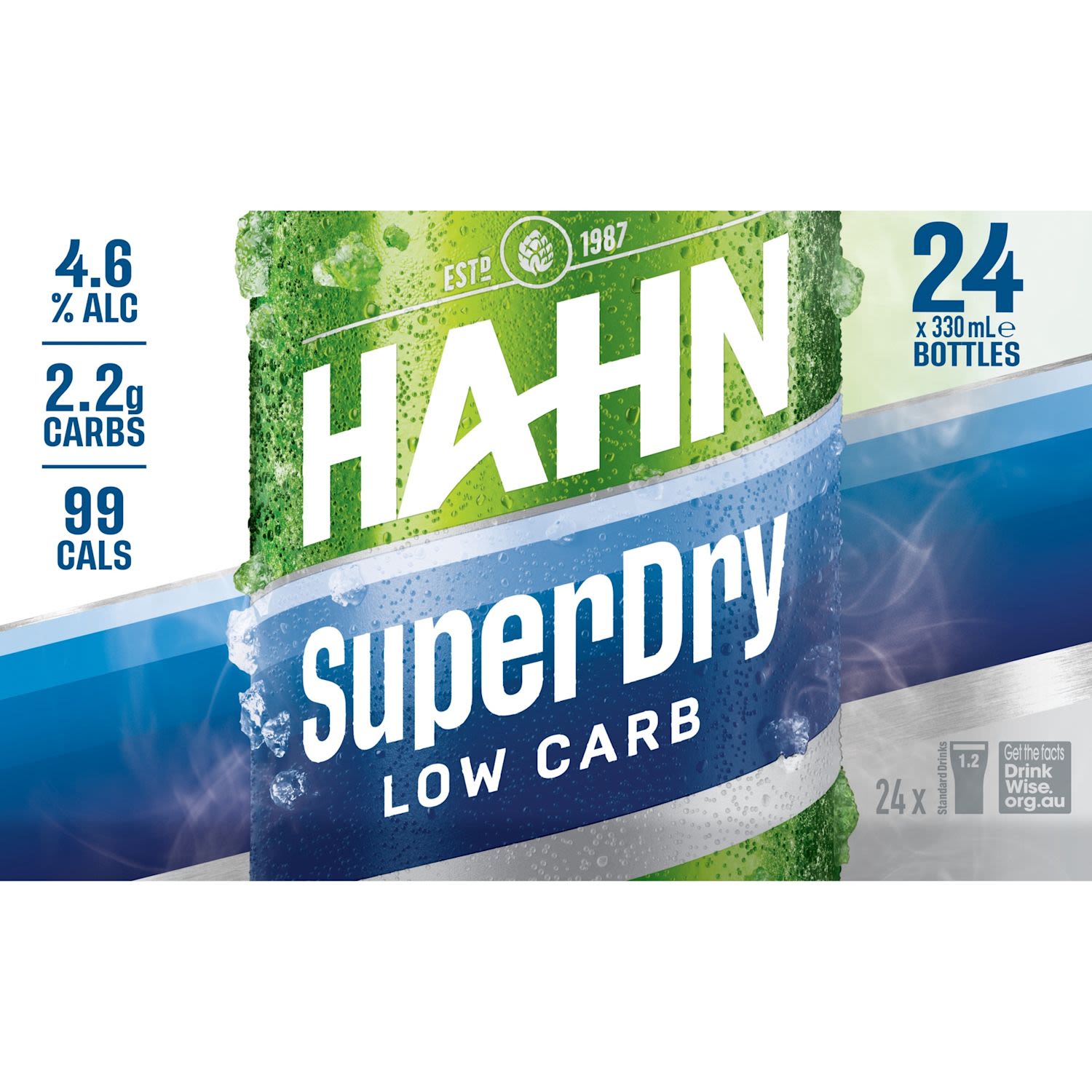 Hahn Super Dry 4.6 Bottle Carton