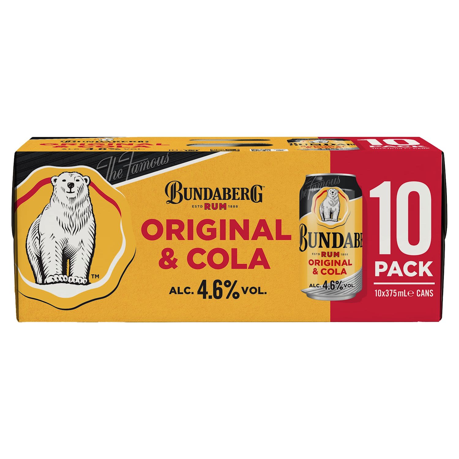 Bundaberg Original Rum & Cola Can