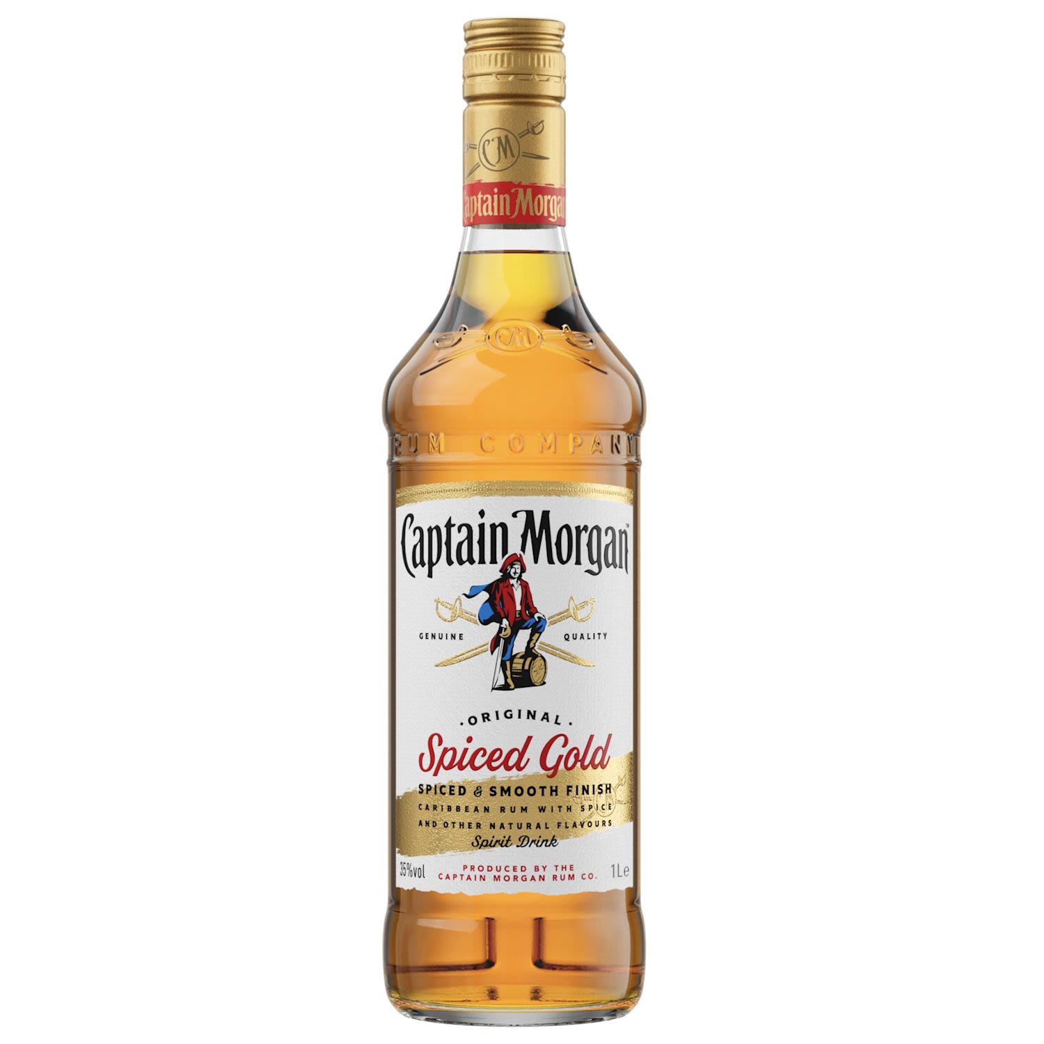 Captain Morgan Original Spiced Gold Bottle 1L